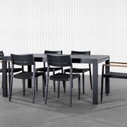 Cumulus Aluminium Outdoor Patio Extension Dining Table 180-240 X 100cm gallery detail image