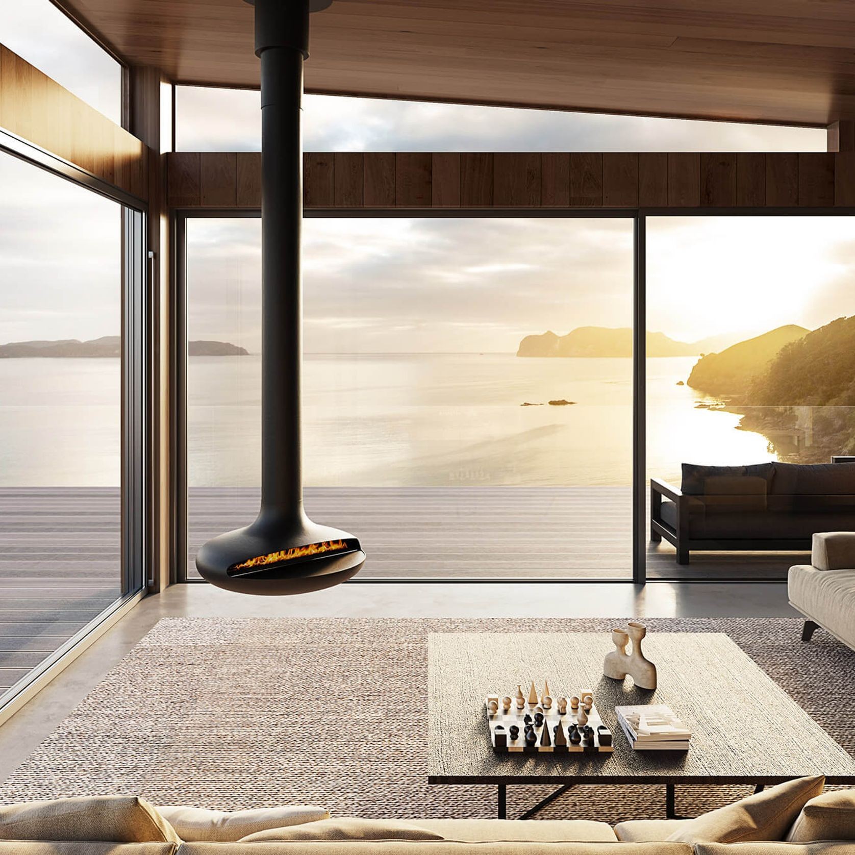 Curve-90 Supended Fire gallery detail image