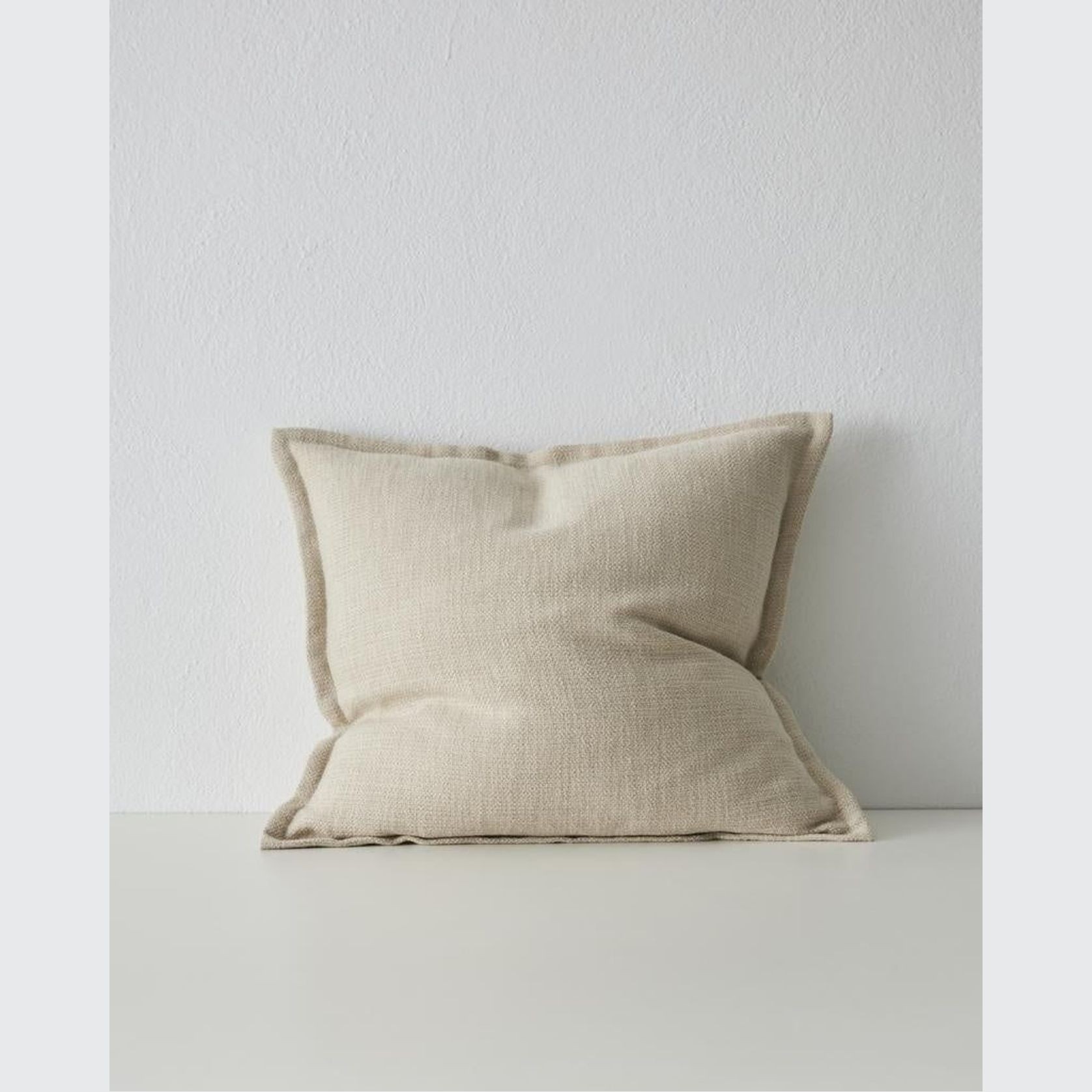 Weave Home Figlio Cushion -  Oyster | 50 x 50cm gallery detail image
