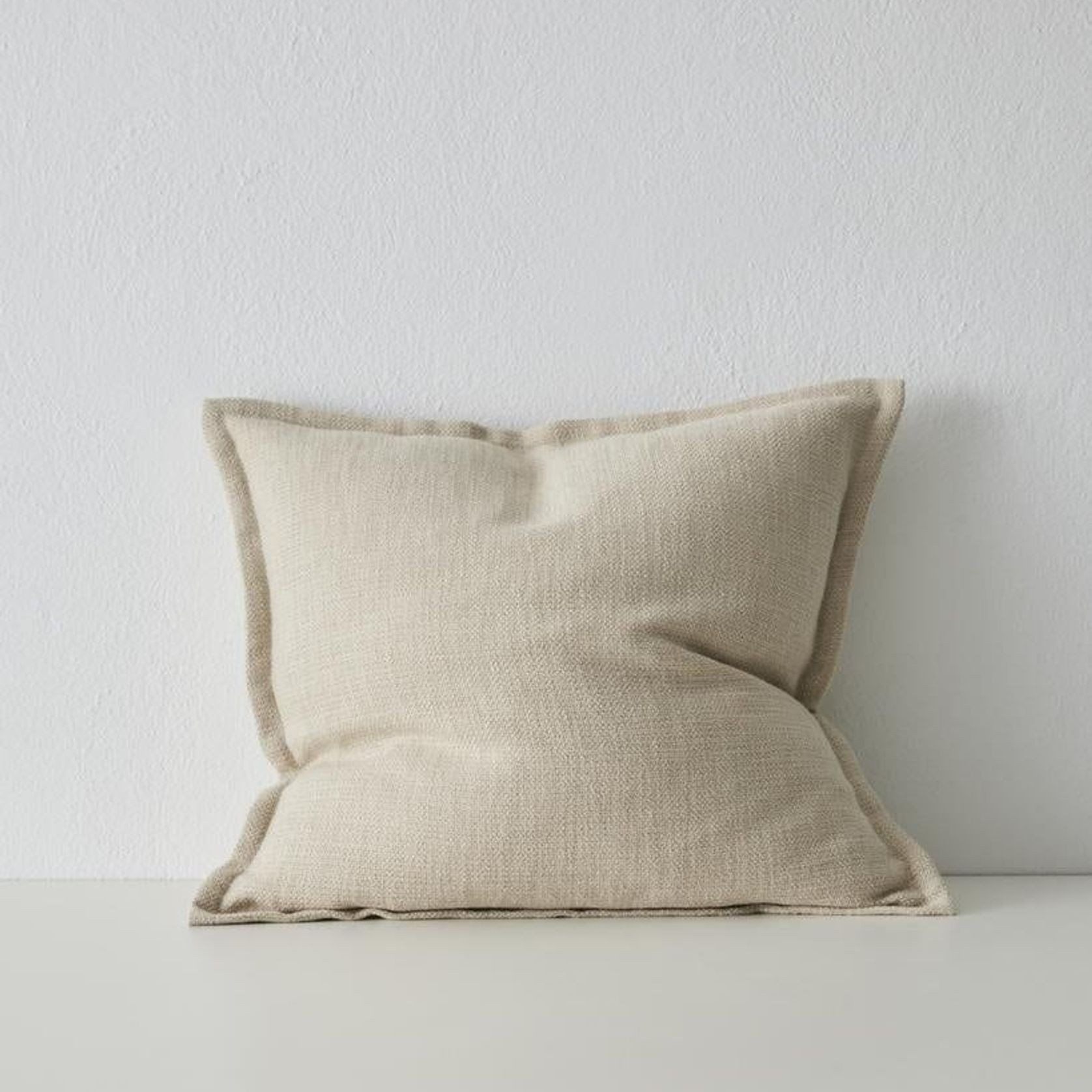 Weave Home Figlio Cushion -  Oyster | 50 x 50cm gallery detail image