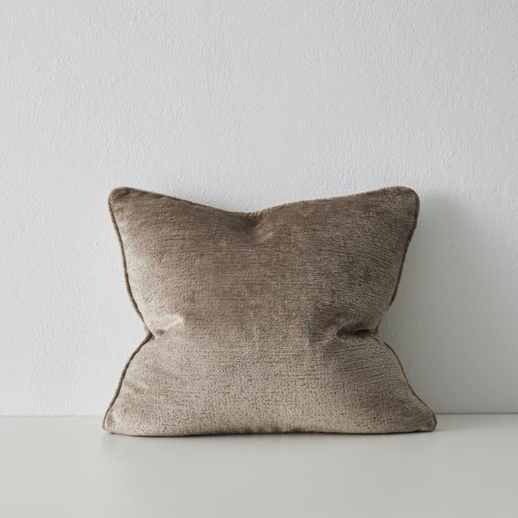 Weave Home Tempo Cushion - Mink | 50 x 50cm gallery detail image