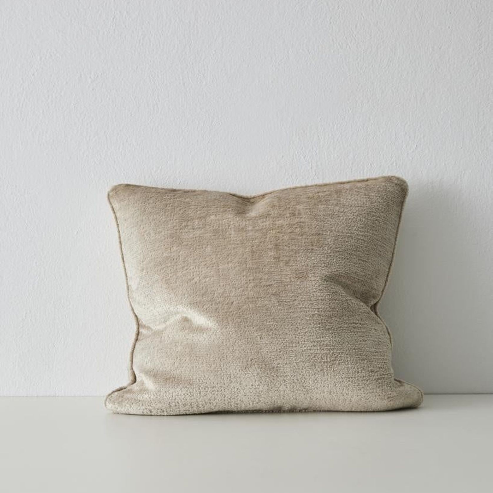 Weave Home Tempo Cushion - Oatmeal | 50 x 50cm gallery detail image