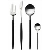 Goa Black & Matt Stainless 24 Piece Set gallery detail image