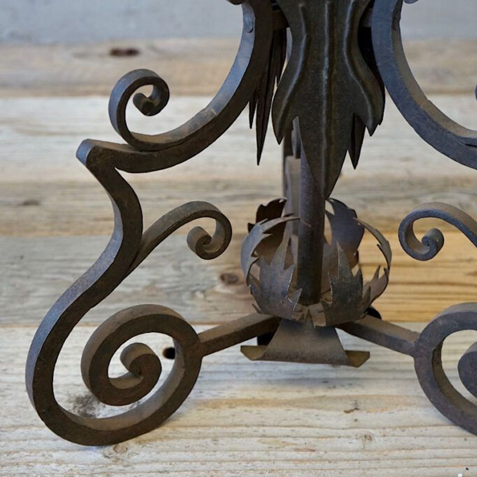 Large Italian Wrought-Iron Candlestick - 1400mm gallery detail image