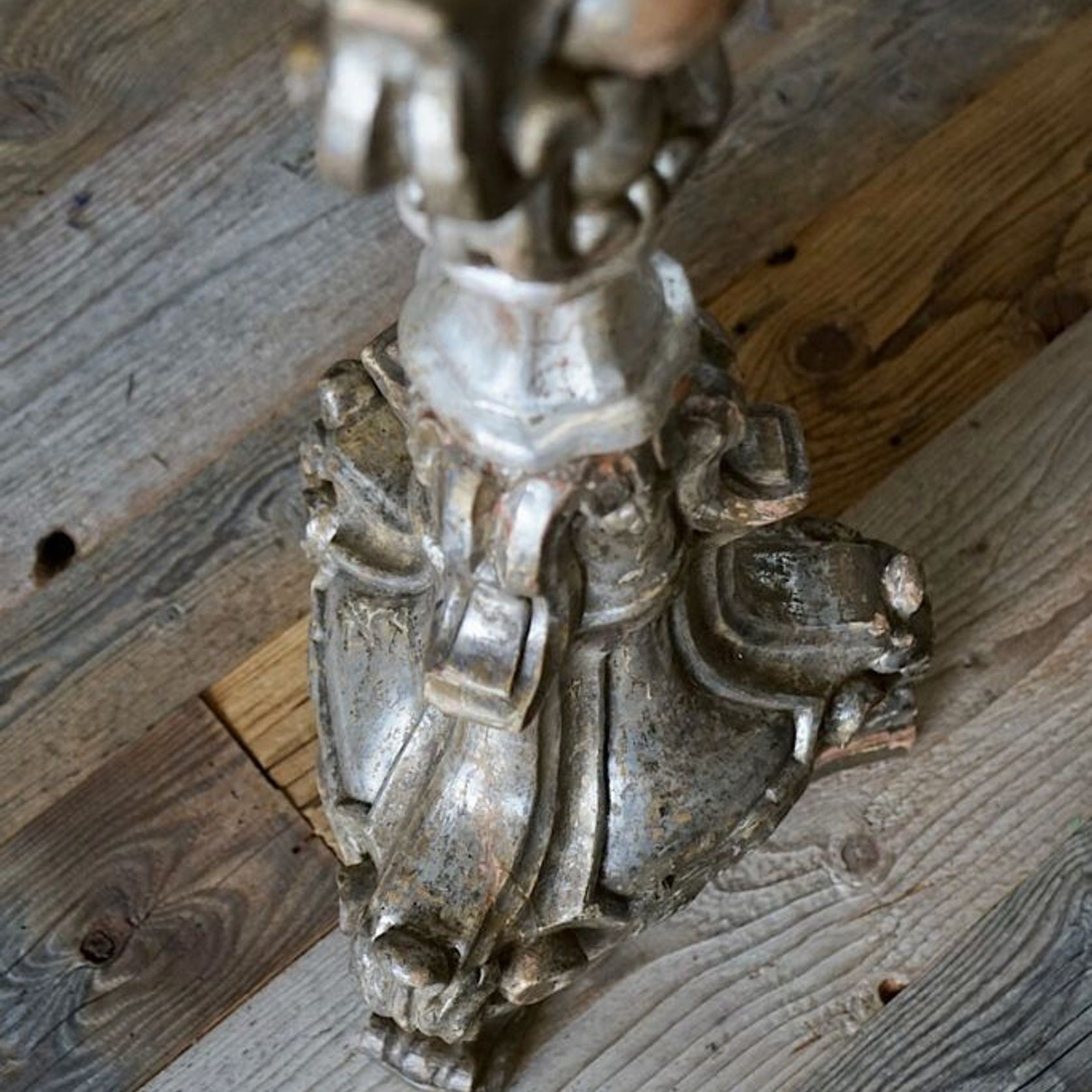 Large Antique Italian Torchere Candlestick - 1230mm gallery detail image