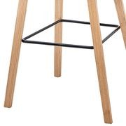 NORTE Bar Stool - Natural & White gallery detail image