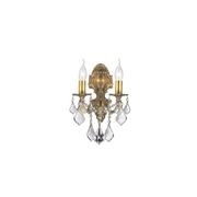 Americana 2 Light Wall Sconce - Victorian - Brass Finish gallery detail image