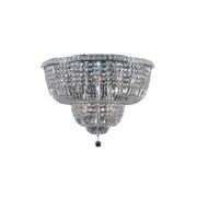 Empress Flush Mount Basket Chandelier - Chrome - W:70cm gallery detail image