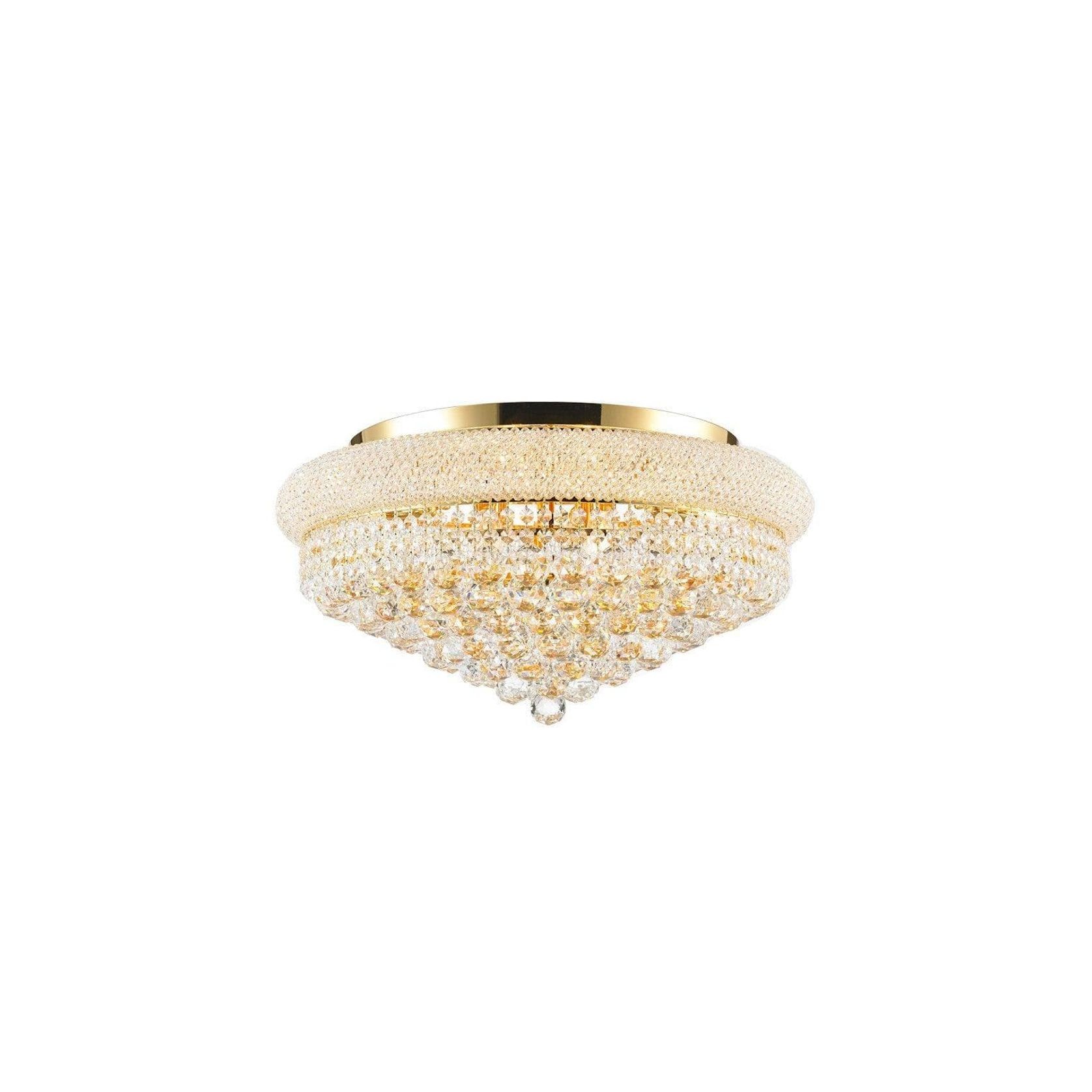 Royal Empress Flush Mount Basket Chandelier - Gold - W:60cm gallery detail image