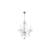 Bohemian Brilliance 3 Arm Crystal Chandelier - Chrome gallery detail image