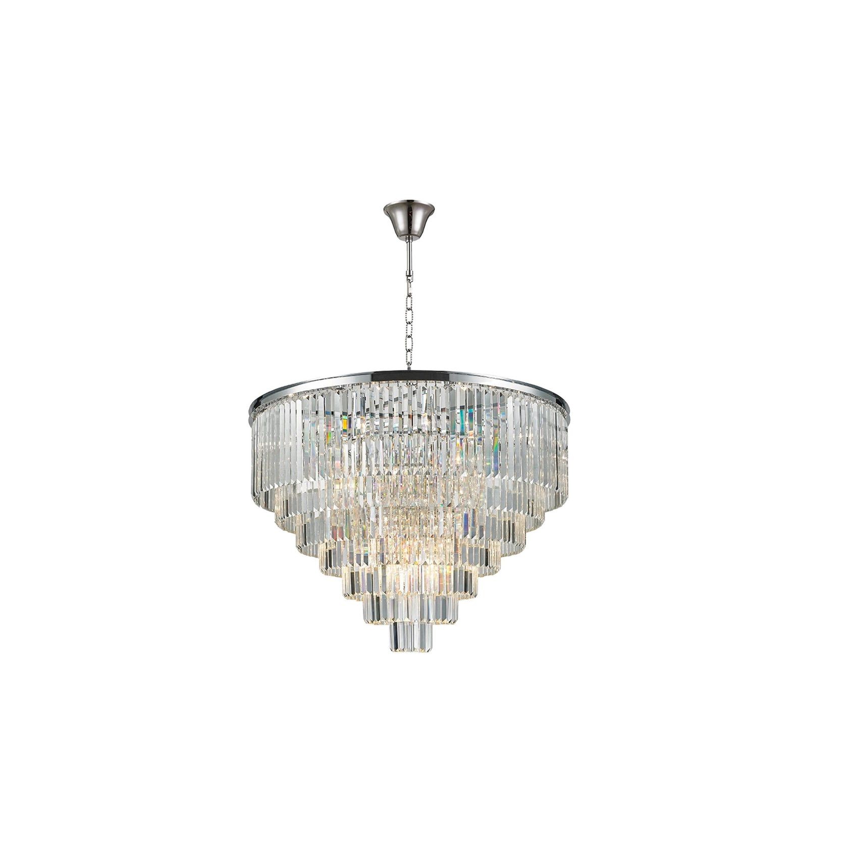 Odeon (Oasis) Chandelier- 7 Layer - Clear Finish - W:100cm gallery detail image