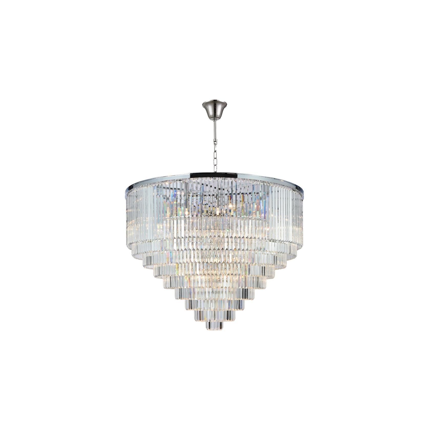 Odeon (Oasis) Chandelier- Large 9 Layer - Clear Finish - W:130cm gallery detail image
