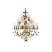 ARIA - Hampton 24 Arm Chandelier - Brass gallery detail image