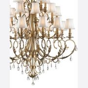 ARIA - Hampton 24 Arm Chandelier - Brass gallery detail image