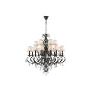 ARIA - Hampton 18 Arm Chandelier - Dark Bronze gallery detail image
