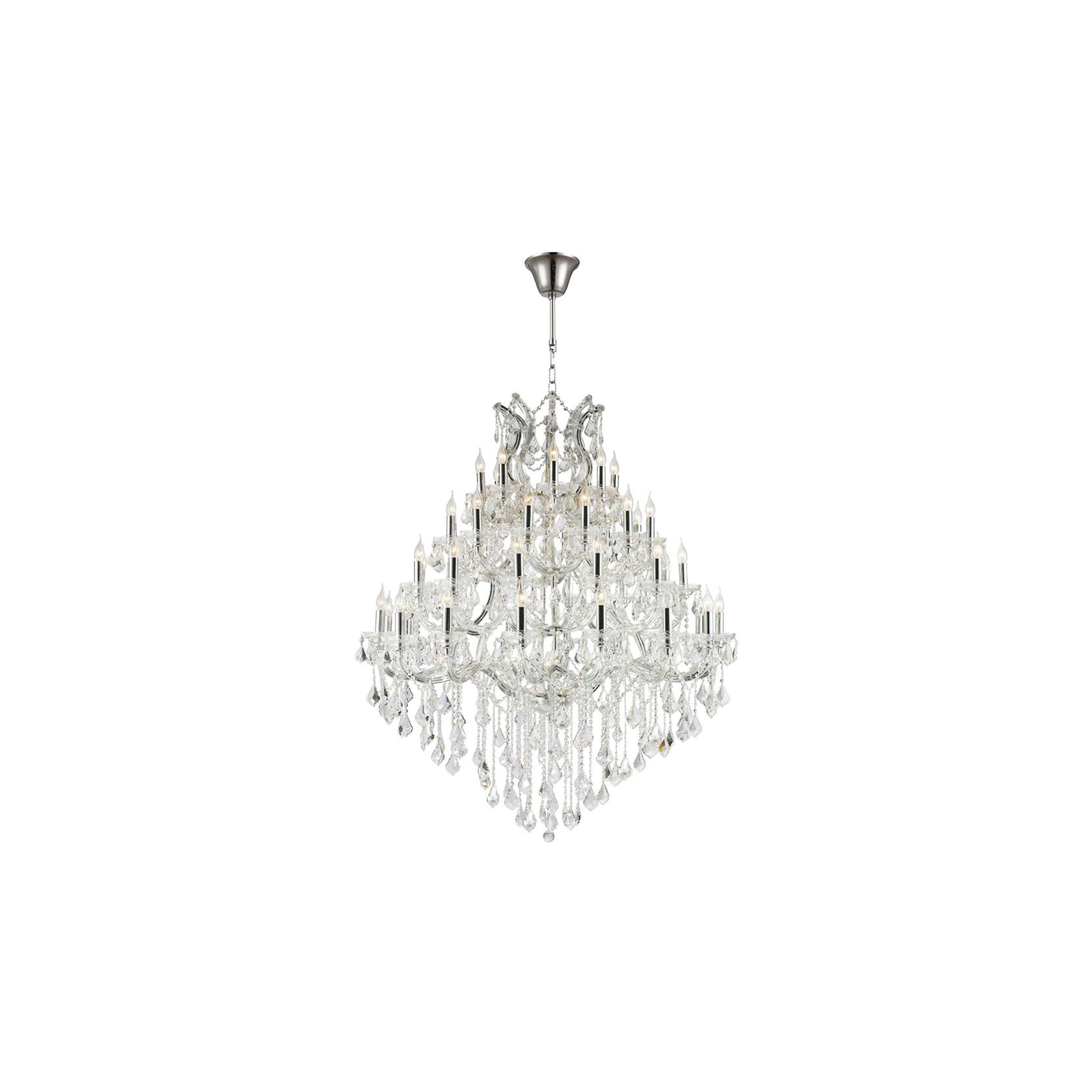 Maria Theresa Crystal Chandelier Grande 48 Light - Chrome gallery detail image
