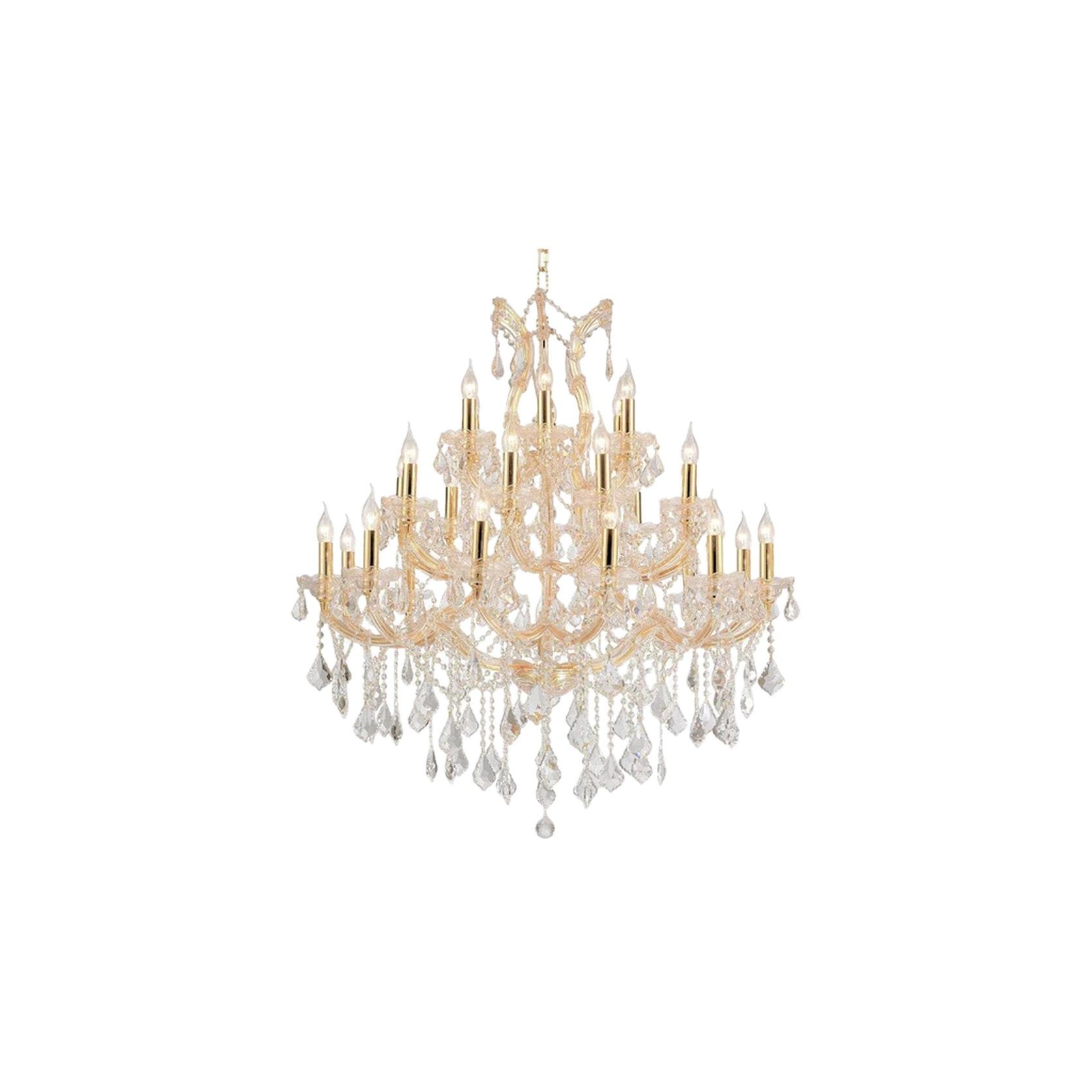 Maria Theresa Crystal Chandelier Grande 28 Light - Gold gallery detail image