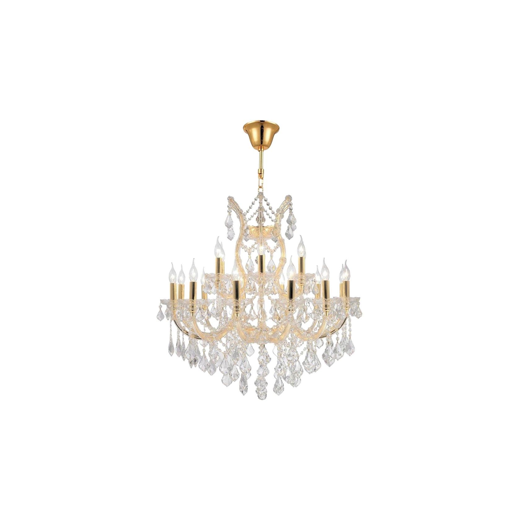 Maria Theresa Crystal Chandelier Grande 19 Light - Gold gallery detail image