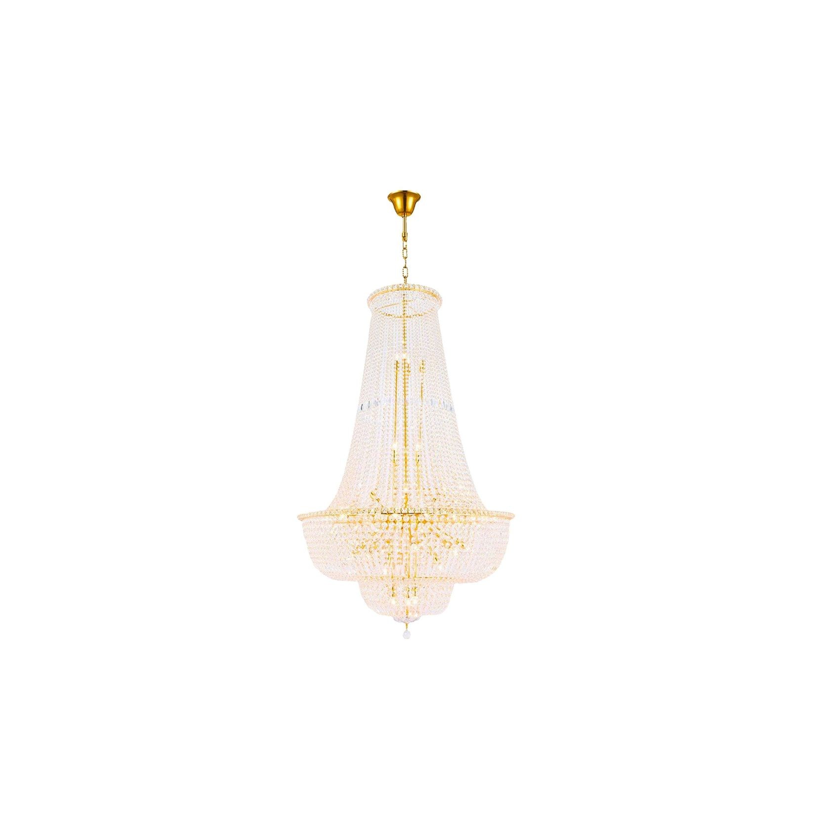 Empress Crystal Basket Chandelier - Gold - 45 Light gallery detail image