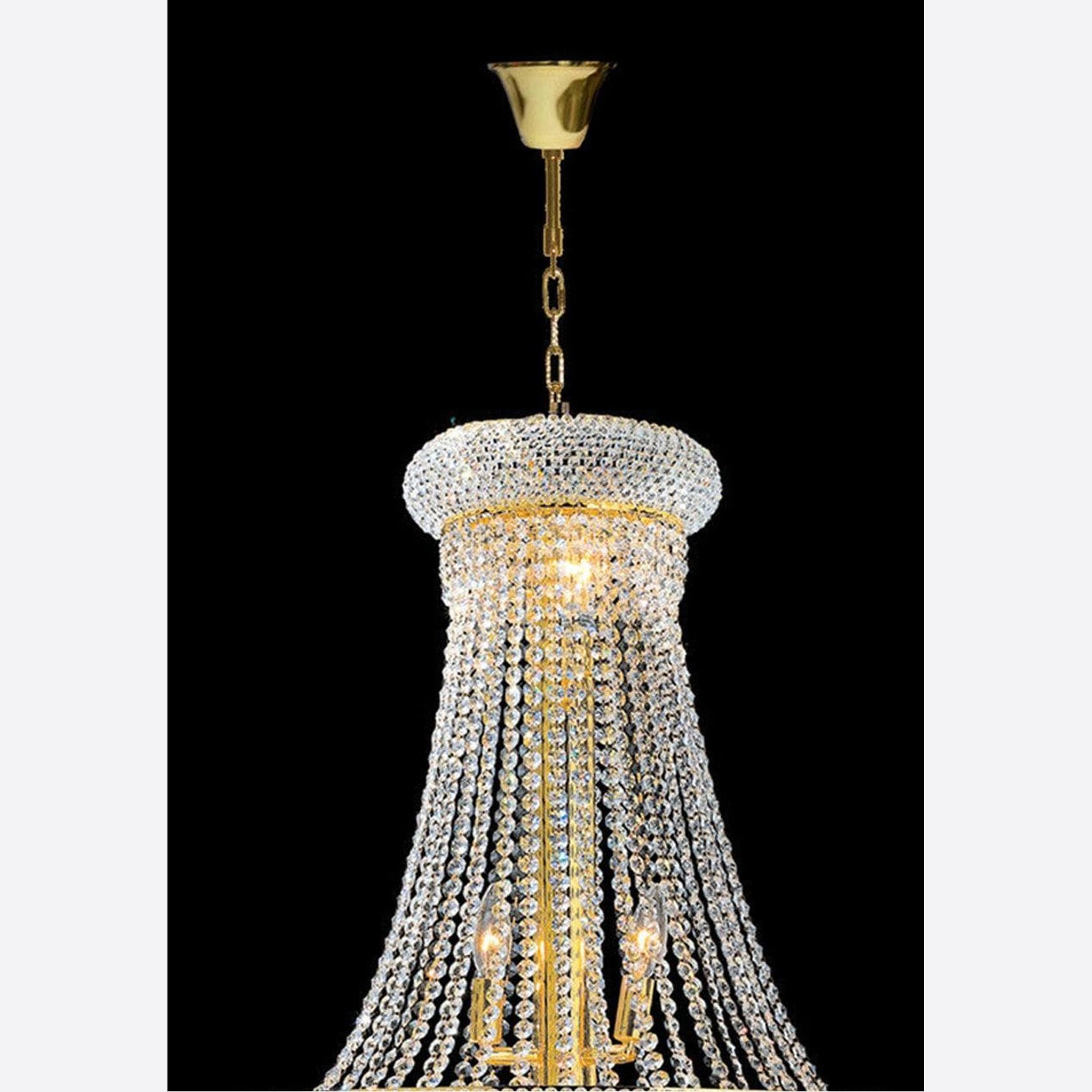 Royal Empress Basket Chandelier - Gold - W:60cm gallery detail image