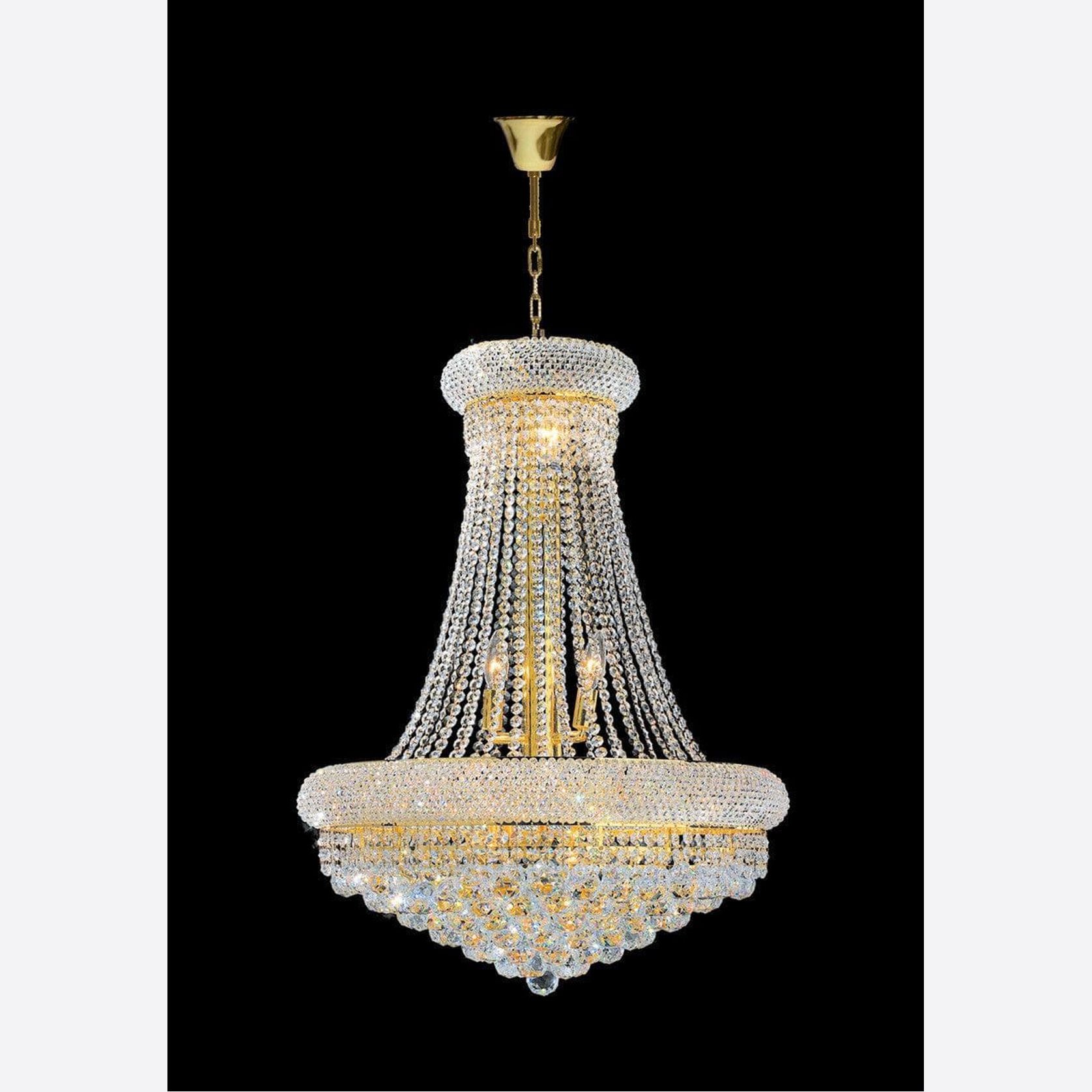 Royal Empress Basket Chandelier - Gold - W:60cm gallery detail image