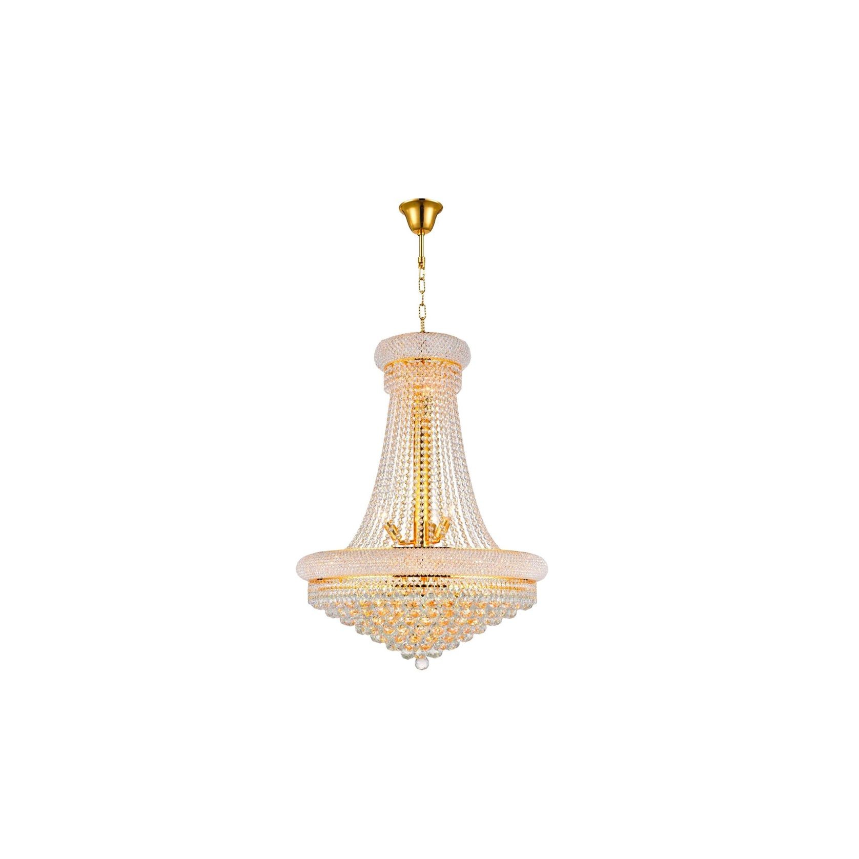 Royal Empress Basket Chandelier - Gold - W:70cm gallery detail image