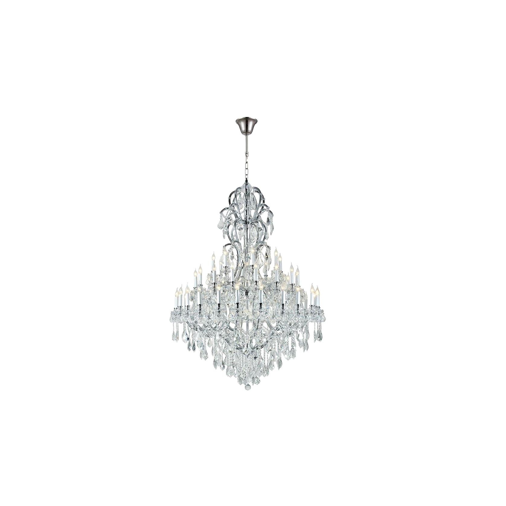 Maria Theresa Crystal Chandelier Royal 48 Light - Chrome gallery detail image
