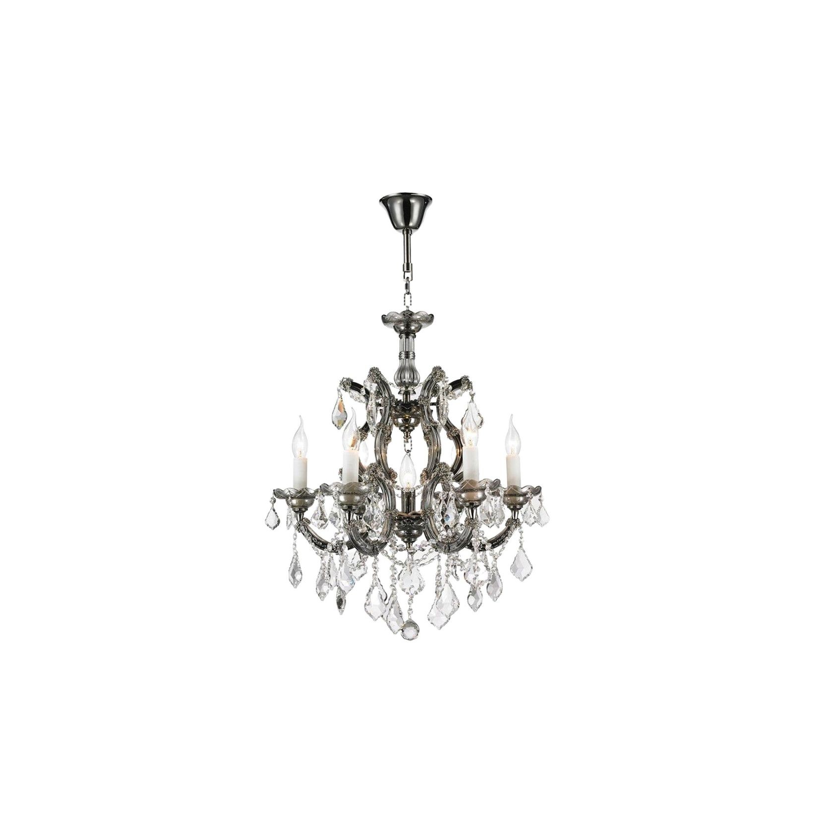 Maria Theresa Crystal Chandelier Grande 7 Light - Smoke gallery detail image