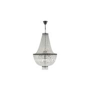 French Basket Chandelier - Antique Silver - 8 Light gallery detail image