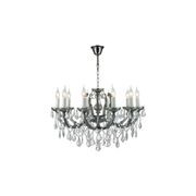 Maria Theresa Crystal Chandelier Grande 10 Light - Smoke Nickel & Clear Crystal gallery detail image