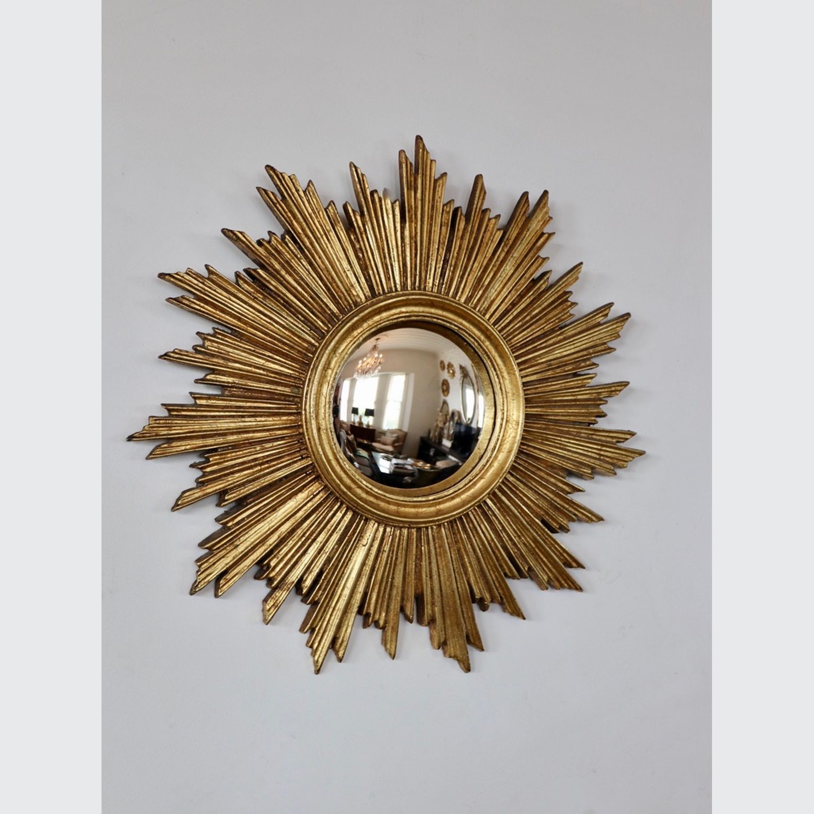 A Louis Xiv Style French Sunburst Mirror C.1950 gallery detail image