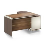 ANDERSON Executive Desk 1.6M Reversible - Australian Gold Oak gallery detail image