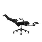 STEN High Back Office Chair with Retractable Footrest - Black gallery detail image