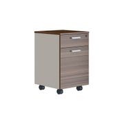 ANDERS Mobile Drawer Cabinet 40cm - Australian Gold Oak & Beige gallery detail image