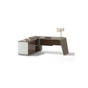 ANDERS Executive Desk Reversible Return 2.0M - Australian Gold Oak/ Beige gallery detail image