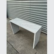 Waterfall Hallway Console - Carrara Marble | Natural Stone Co. gallery detail image