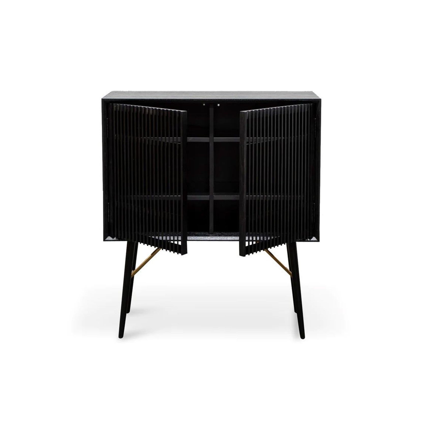 ASLOG Tall Sideboard 90cm - Black gallery detail image