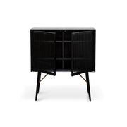 ASLOG Tall Sideboard 90cm - Black gallery detail image