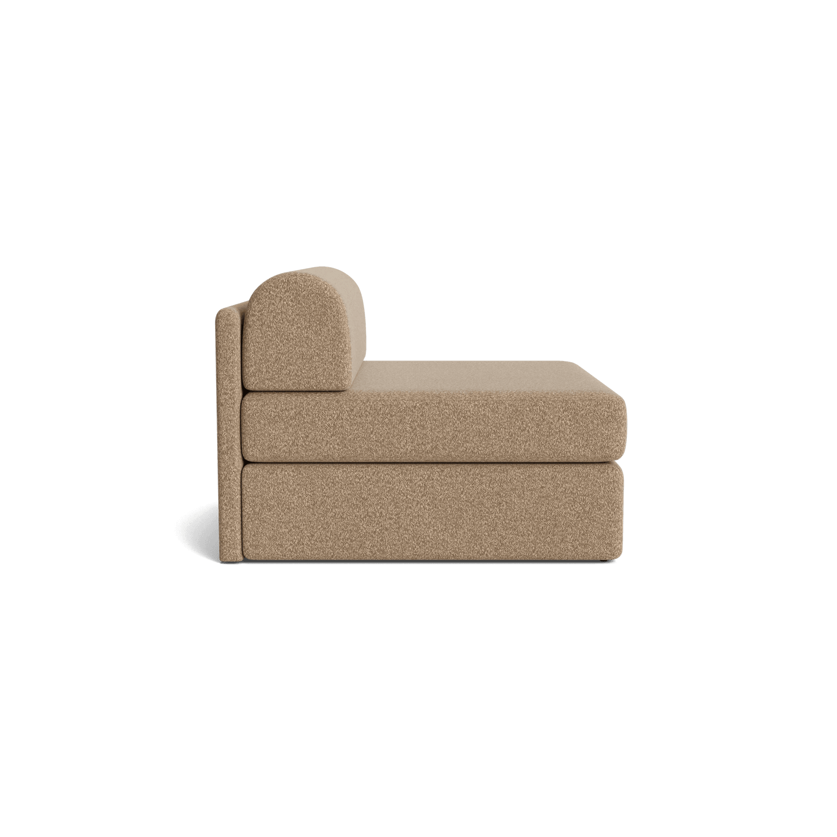 Addy Armless Middle Module - Copenhagen Espresso gallery detail image