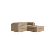 Addy 3 Seater Chaise Sofa - Copenhagen Espresso gallery detail image