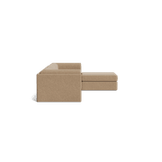 Addy 4 Seater Chaise Sofa - Copenhagen Espresso gallery detail image