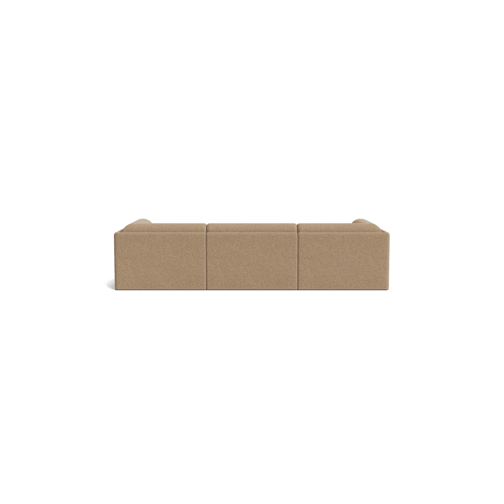 Addy 4 Seater Chaise Sofa - Copenhagen Espresso gallery detail image