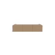 Addy 4 Seater Chaise Sofa - Copenhagen Espresso gallery detail image