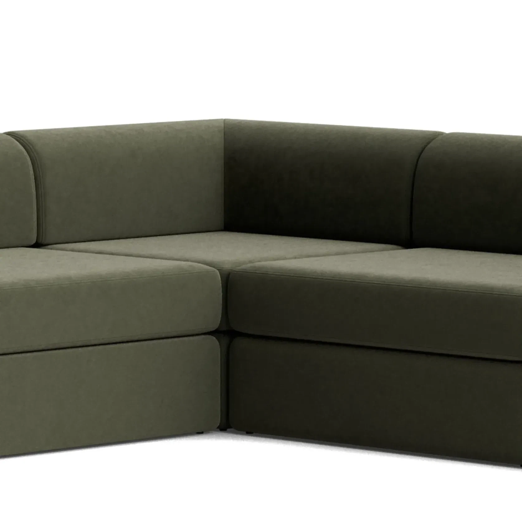 Addy Corner Sofa - Eden Leaf gallery detail image