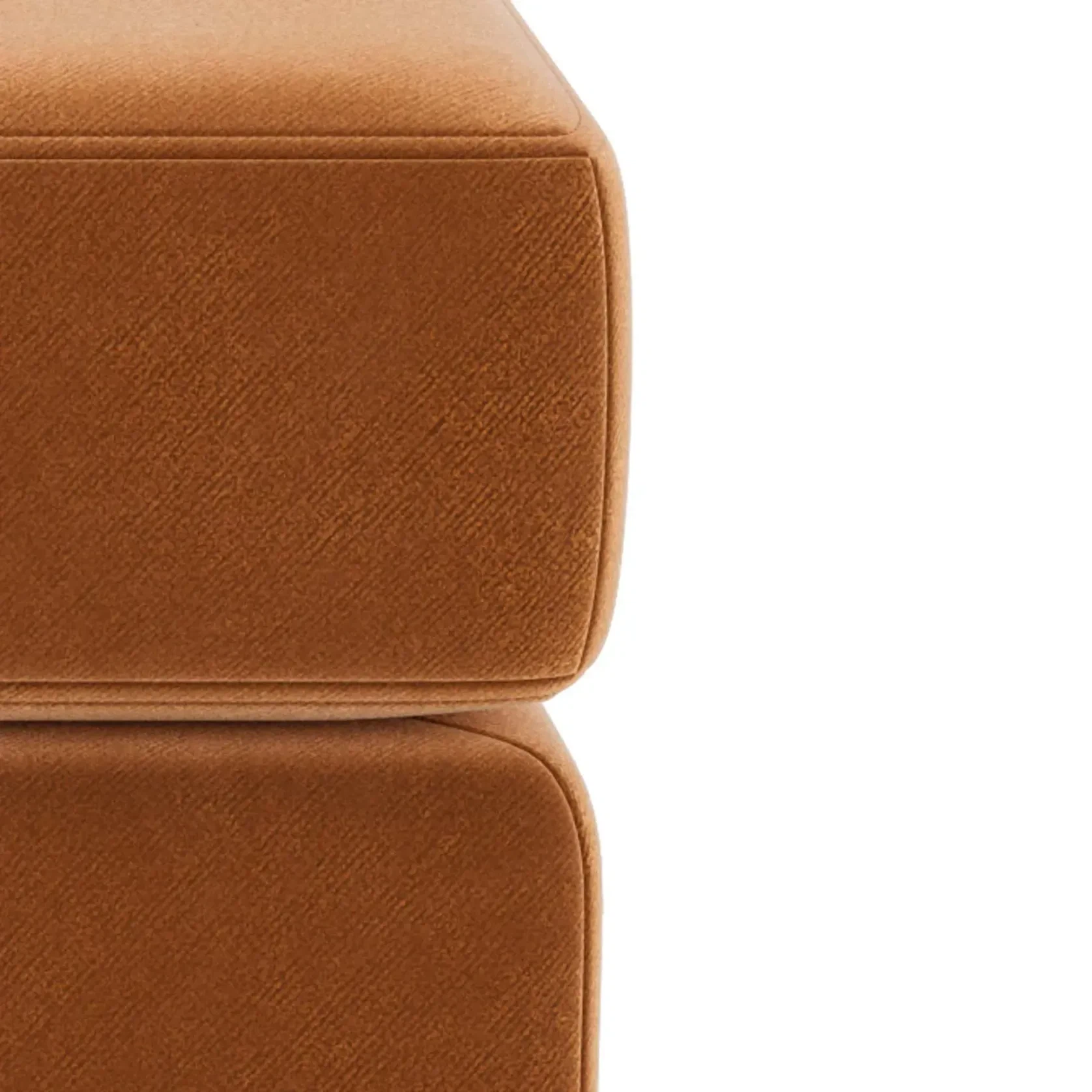 Addy Ottoman - Opal Ochre gallery detail image