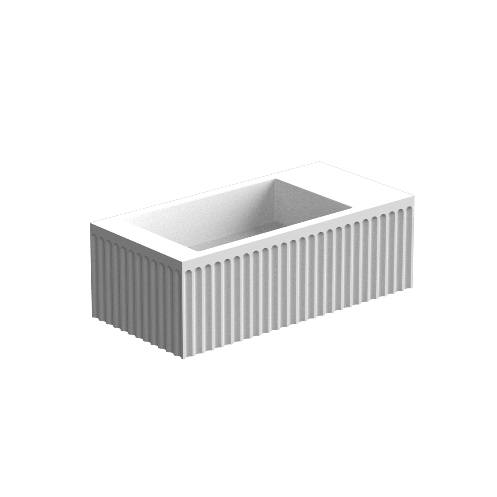 Doric 600 Left Wall Basin gallery detail image