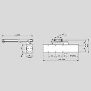Dorma TS83 EN3-6 Door Closer Fire Rated With Anti-Corrosive Arm Silver 38030301 gallery detail image