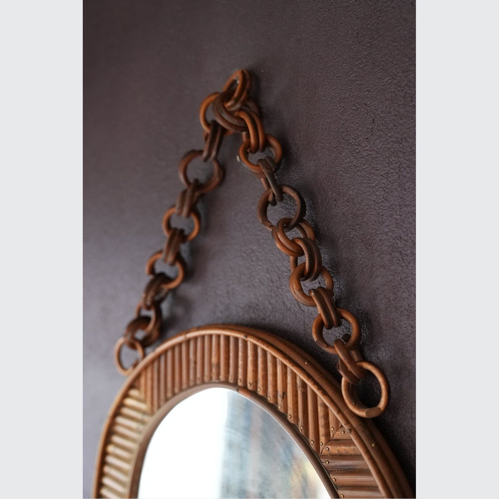 Bamboo Chain Mirror gallery detail image