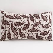 Rectangle Cushion - Heron in Earth gallery detail image