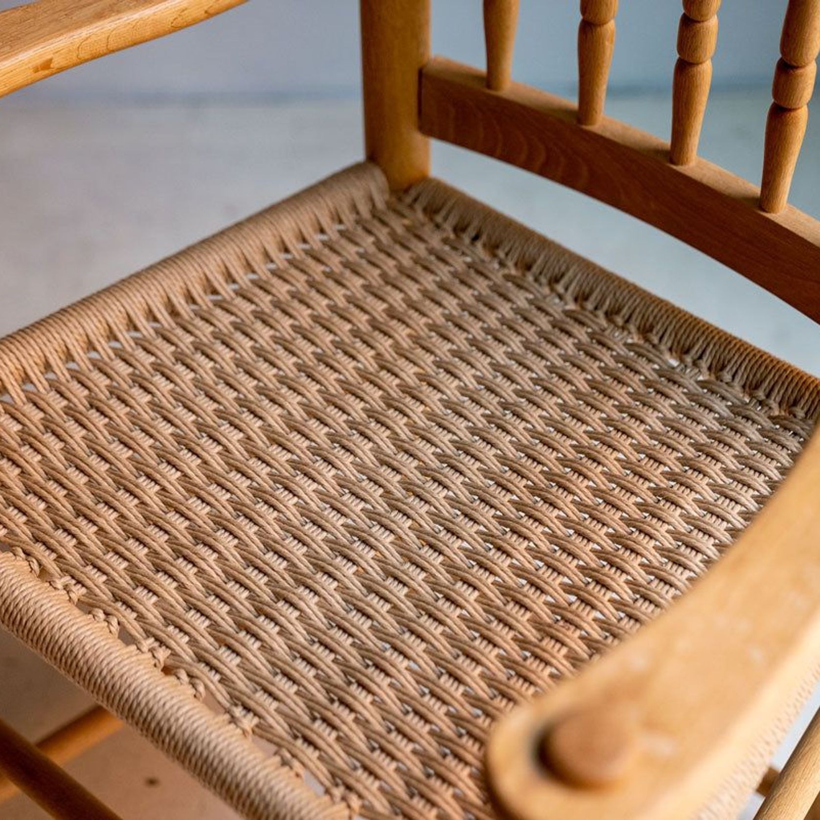 Carver Paper Woven Chair Swedish, c1960’s gallery detail image